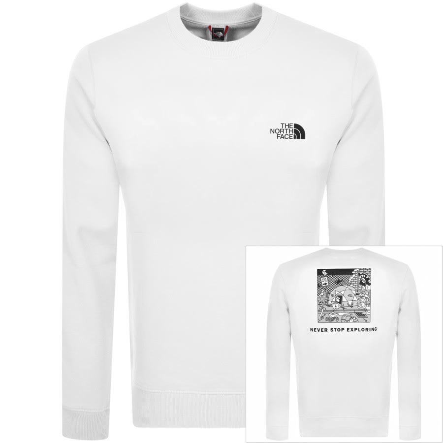 Alternative Image for ProductThe North Face Black Box Sweatshirt White1